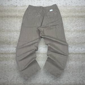 Vintage Y2K Columbia Hiking Pants 34x32 Relaxed Fit Tan